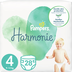 Подгузники Pampers Harmonie Размер 4 (9-14 кг) 28 шт (8006540156636) ТОП в Ивано-Франковске