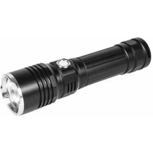 Ліхтар ручний Quantum QM-FL1020 10W LED з zoom-фокусом перезарядний з USB серія Solid Чорний (4770050059117) рейтинг