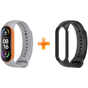 Xiaomi Mi Band 6 MiJobs Dual Color Grey/Orange (MJ6-DSS007GO) ТОП в Ивано-Франковске