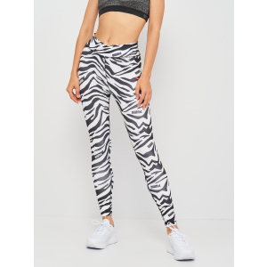 хороша модель Спортивні штани Puma Modern Sports 7 8 AOP Tights 85591002 XL Puma White (4063699341737)