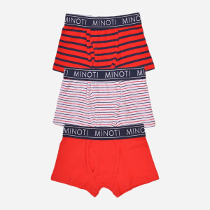 Трусики-шорти Minoti 7B BRIEF 2 35096JNR 98-104 см 3 шт Червоні (5059030615611) ТОП в Івано-Франківську