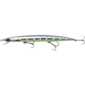 Воблер Gear Sandeel Jerk Minnow S 175 мм 29 г Zebra Glow (18541689)