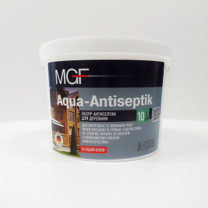 Лазур-антисептик для дерева MGF AQUA-ANTISEPTIK 10 л в Івано-Франківську