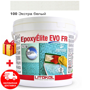 Затирка для швов эпоксидная двухкомпонентная Litokol EpoxyElite EVO 100 (Экстра белый) 10кг в Ивано-Франковске