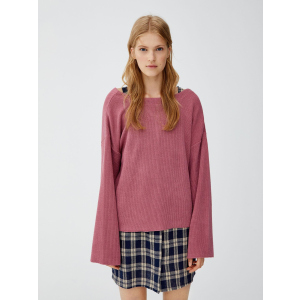 Пуловер Pull & Bear XAZ217179SQGP M Бузковий (DD8000004440705) краща модель в Івано-Франківську