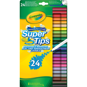 купити Набір фломастерів Crayola washable 24 шт (256337.024) (0071662150570)