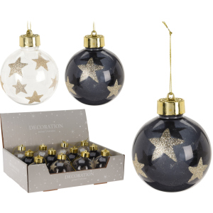 Набір ялинкових куль Christmas Decoration 8 см 12 шт (ABJ432900) ТОП в Івано-Франківську