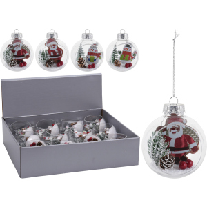 Набор елочных шаров Christmas Decoration 8 см 12 шт (CAA724890) лучшая модель в Ивано-Франковске