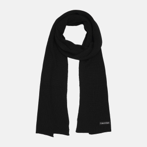 Шарф Calvin Klein Jeans Felt Patch Knit Scarf 30x180cm K50K507536-BAX Black (8719854888635)