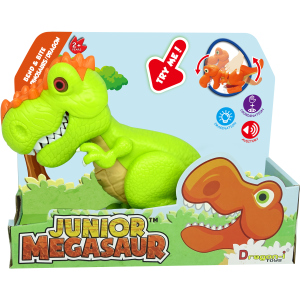 Игрушка Dragon-I Джуниор Мегазавр. T-Rex рычащий и кусающий Зеленый (4894166800798-1) в Ивано-Франковске