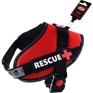 Шлея усиленная Pet Nova Rescue+ S 45-55 см Красная (HA-RESCUE-RE-S) (5903031442212) ТОП в Ивано-Франковске