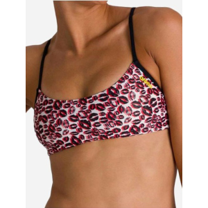 Верхня частина купальника Arena Bandeau Play 001110-102 XS White Multi-Black (3468336308646) ТОП в Івано-Франківську