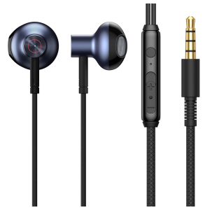 купить Наушники Baseus Encok H19 Wired Earphone 3.5mm Черный