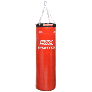 Мешок боксёрский Sportko PVC Классик 85 см с кольцом Красный (SP-6417P4) лучшая модель в Ивано-Франковске