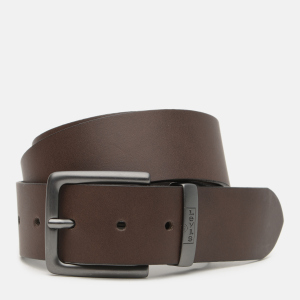 Ремінь шкіряний Levi's New Albert Metal 231782-3-29 105 см Dark Brown (7613417335165) краща модель в Івано-Франківську