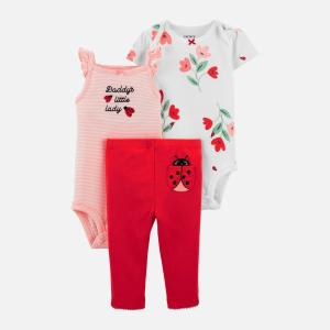 Комплект (боди 2 шт + леггинсы) Carters 1K443210 86 см 600 R Red (194135099302) лучшая модель в Ивано-Франковске