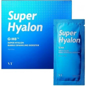 Набір масок для обличчя VT Cosmetics Super Hyalon Bubble Sparkling Booster 10 г х 10 шт (8809695672514) надійний