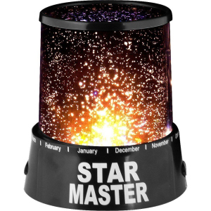 Проектор зоряного неба Star Master PRO Original з USB-кабелем та адаптером Star Master Чорний (id48) краща модель в Івано-Франківську