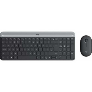 Комплект (клавіатура, миша) Logitech MK470 Wireless Slim Graphite (920-009206) в Івано-Франківську