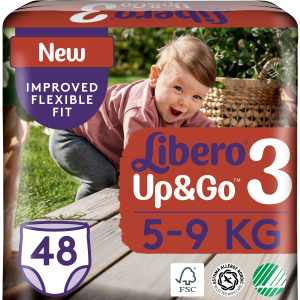 Подгузники-трусики Libero Up&Go 3 5-9 кг 48 шт (7322541165752) лучшая модель в Ивано-Франковске