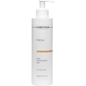 Мыло с альфагидроксильными кислотами Christina Fresh AHA Cleansing Gel 300 мл (7290100360224) ТОП в Ивано-Франковске