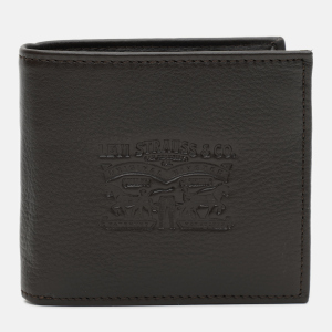 Мужское кожаное портмоне Levi's Vintage two horse bifold coin wallet 222539-4-29 Dark Brown (7613267877396) в Ивано-Франковске