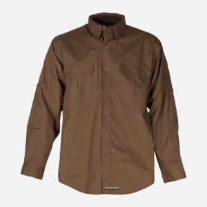 Сорочка тактична 5.11 Tactical Taclite Pro Long Sleeve Shirt 72175 3XL Battle Brown (2000980353811) ТОП в Івано-Франківську