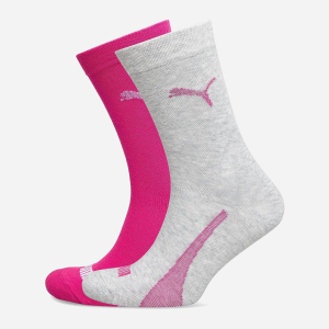 Набір шкарпеток Puma Classic Sock 2p Unisex Promo 101052001-002 35-38 р 2 пари Рожевий/Сірий (8718824797748)