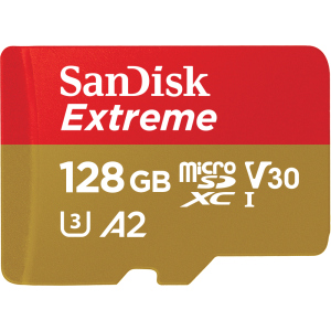 SanDisk microSDXC Extreme V30 128GB C10 UHS-I U3 (SDSQXA1-128G-GN6GN)