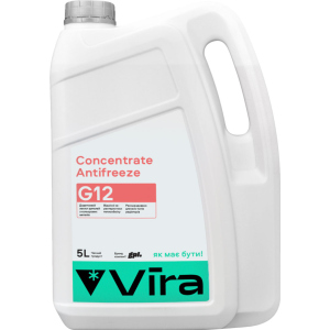 купить Жидкость охлаждающая Vira Concentrate Antifreeze G12 красная 5 л (VI3001)