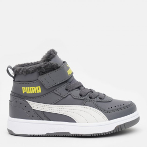 Ботинки детские Puma Rebound Joy Fur PS 37547904 31.5 (12.5) CASTLEROCK-Nimbus Cloud-Nrgy Yellow-Puma White (4063699545739)