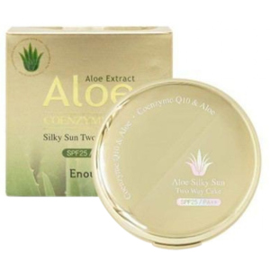 Пудра, що матує, зі змінним блоком Enough Coenzyme Q10 Aloe Silky Sun Two Way Cake #21 13 г + 13 г (8809382390943/8809084081644) рейтинг