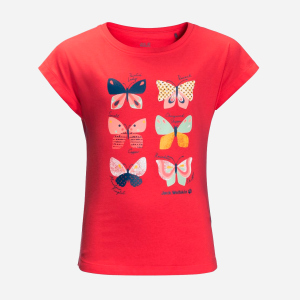 купить Футболка Jack Wolfskin Butterfly T Girls 1608971-2058 104 см (4060477841618)