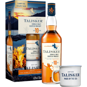 Віскі односолодовий Talisker 10 років витримки з кухлем 0.7 л 45.8% (4003922025430) рейтинг