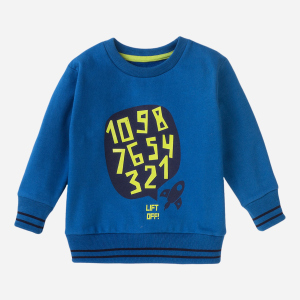 Світшот Minoti Beam 6 33779KID 86-92 см Синій (5059030557317) краща модель в Івано-Франківську