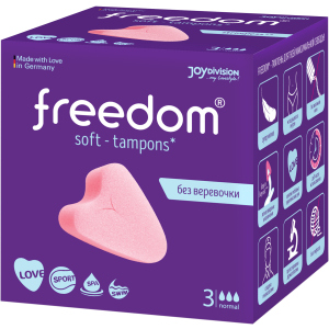купити Гігієнічні тампони Freedom Normal 3 шт (4028403122309)