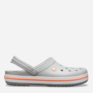 Кроки Crocs Jibbitz Crocband 11016-0FL-M5/W7 37-38 22.9 см Сіро-жовтогарячі (191448284623) ТОП в Івано-Франківську