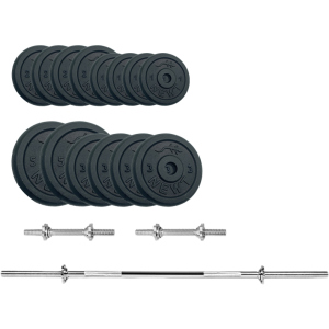 Набір штанга + гантелі металеві Newt Gym Set-H Home 45 кг (NE-M-H-SET-45)