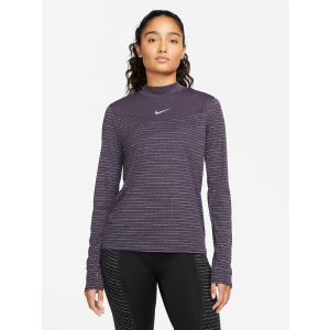 Спортивная кофта Nike W Nk Df Run Dvn Ls Top DD6821-540 S Пурпурная темная (195243289104) в Ивано-Франковске