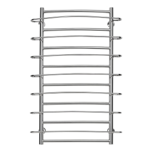 купить Полотенцесушитель водяной 1000x655мм LIDZ Standard нижнее подключение 1/2" лесенка на 6 секций из нержавеющей стали хром LSTNDRLSD322012501006WAT
