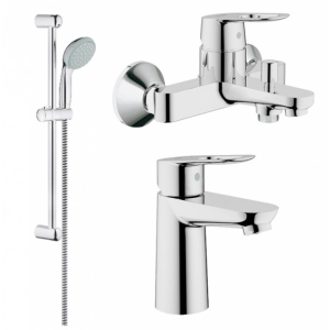 Комплект смесителей для ванной GROHE BauLoop S-Size хром латунь 123214S в Ивано-Франковске