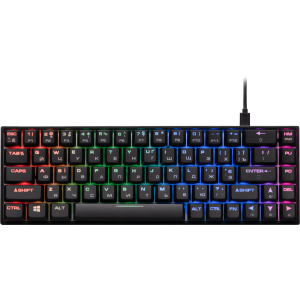 Клавиатура проводная 2E Gaming KG370 RGB 68key Gateron Blue USB Black (2E-KG370UBK-BL) ТОП в Ивано-Франковске