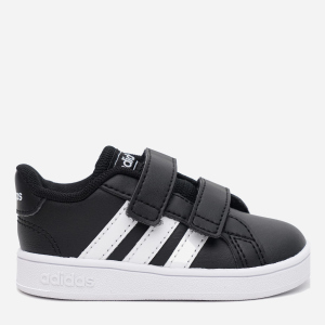 Кеди дитячі Adidas Grand Court I EF0117 18 Cblack/Ftwwht/Ftwwht (4061622759352) краща модель в Івано-Франківську