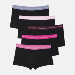 Трусы-шорты Calvin Klein Underwear Low Rise Trunk 5Pk, Wgi NB2631A-WGI M 5 шт Black W. Coloured Wb (8719854632313) лучшая модель в Ивано-Франковске