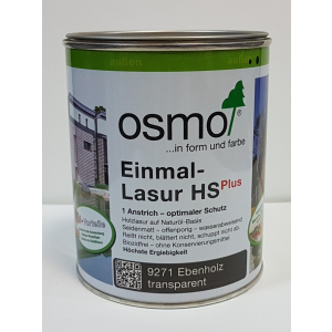 Однослойная лазурь для деревянных фасадов OSMO EINMAL - LAZUR HS 9271 - венге, 0.125 л. ТОП в Ивано-Франковске