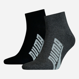 Набор носков Puma Unisex BWT Lifestyle Quarter Socks 2 pack 90795301 35/38 2 пары Black/White (8720245031127) ТОП в Ивано-Франковске