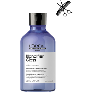 Професійний відновлюючий шампунь L'Oreal Professionnel Serie Expert Blondifier Gloss для сяйва волосся пофарбованого у відтінки блонд 300 мл (3474636974382) в Івано-Франківську