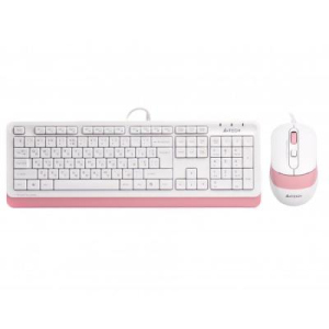 Комплект A4Tech F1010 Pink краща модель в Івано-Франківську