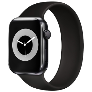 Ремешок Promate Loop-44L для Apple Watch 42-44 мм 1/2/3/4/5/6/7/SE Black (loop-44l.black)