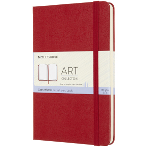 Скетчбук Moleskine Art 11.5 х 18 см 104 сторінки без лінівки Червоний (8053853603111) краща модель в Івано-Франківську